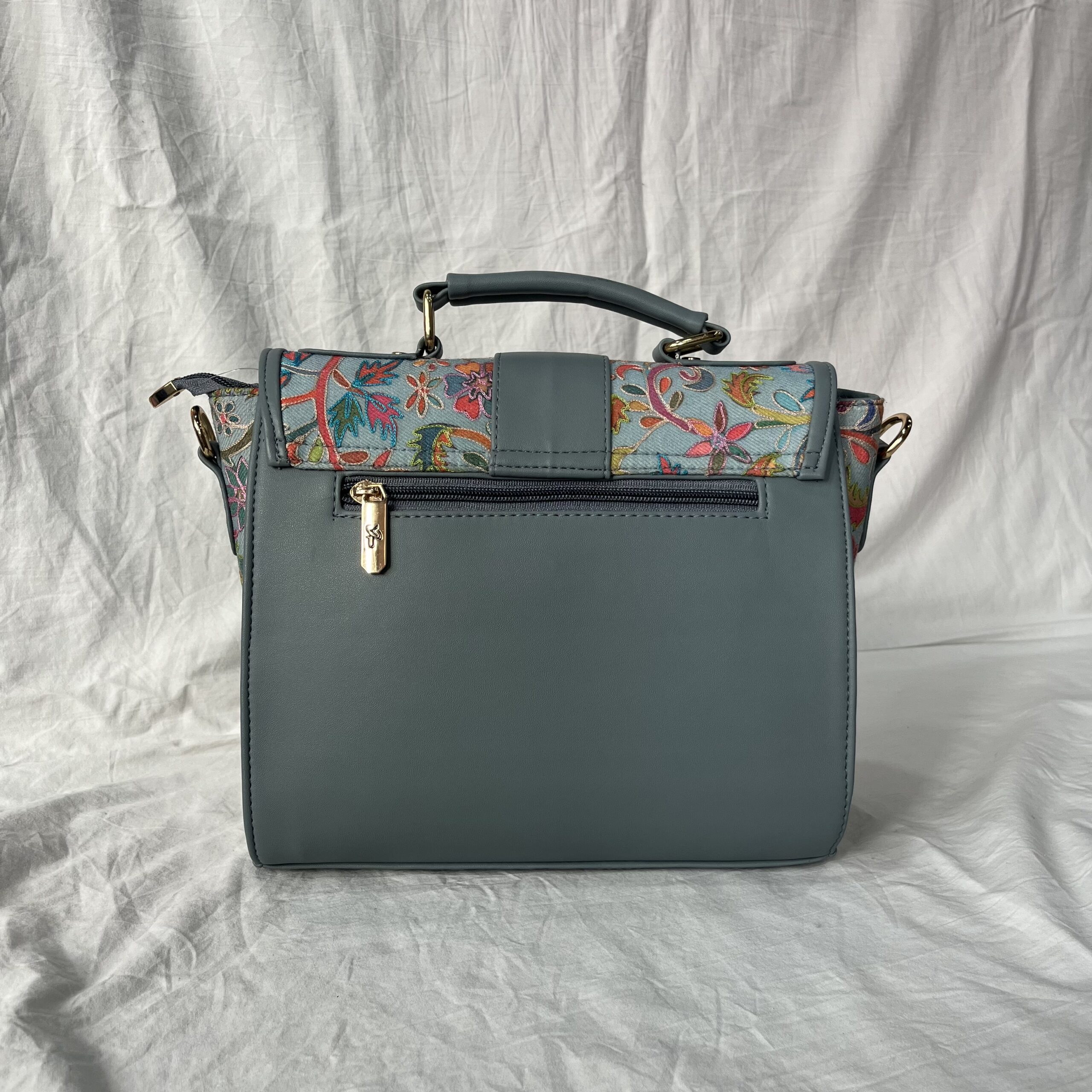 Poshaq Kalamkari Kashida Bag - Image 2
