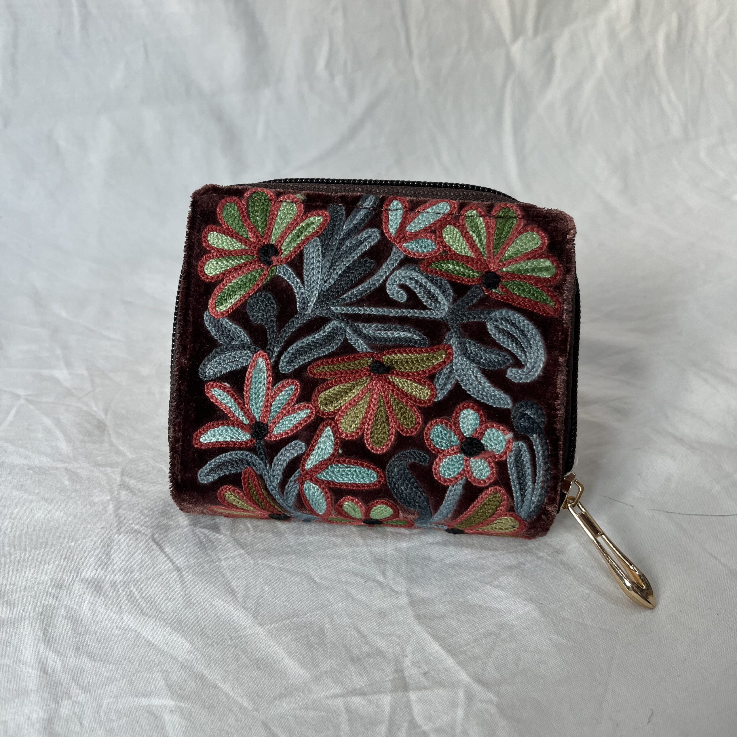 Velvet Mini Wallet Darkbrown - Image 2