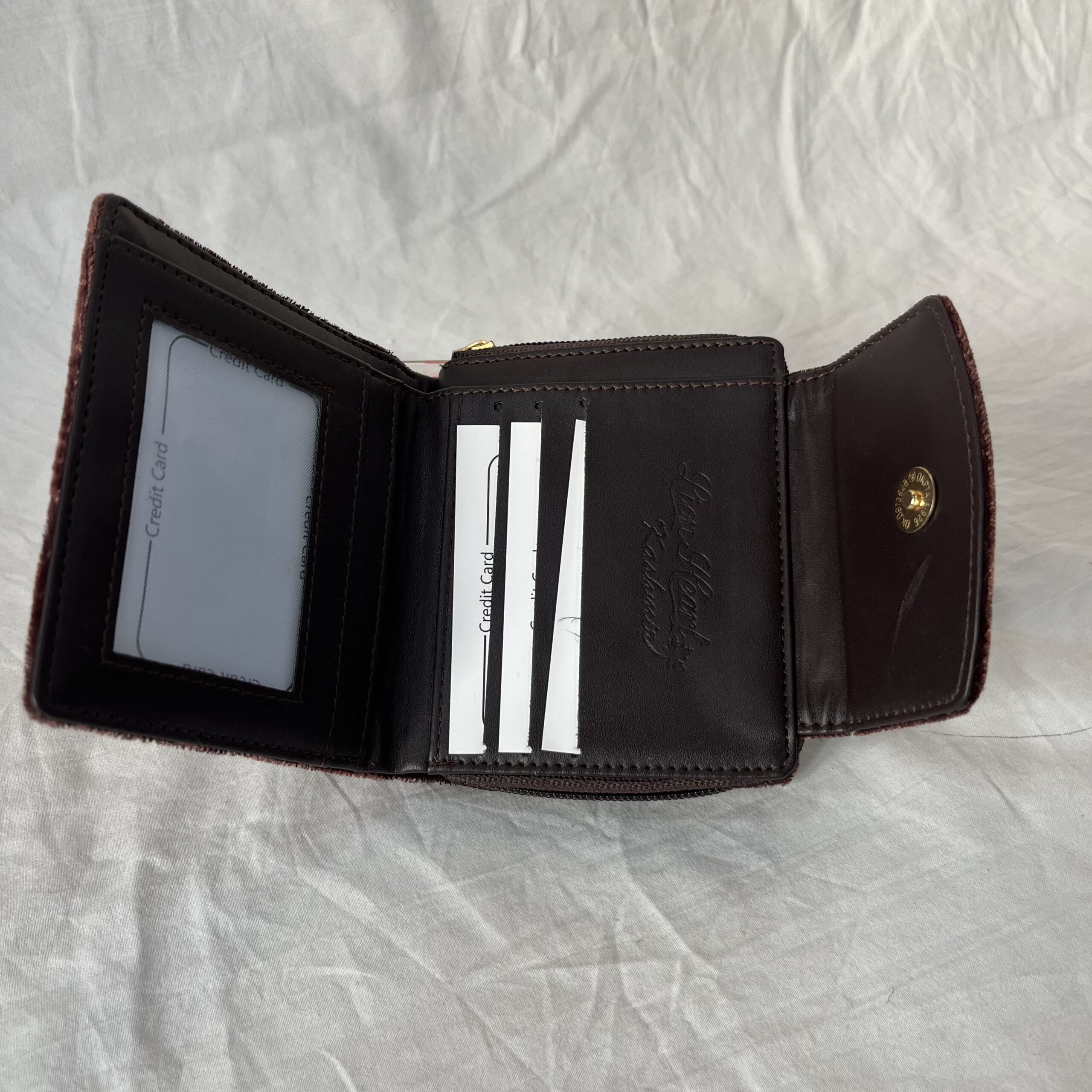 Velvet Mini Wallet Darkbrown - Image 3
