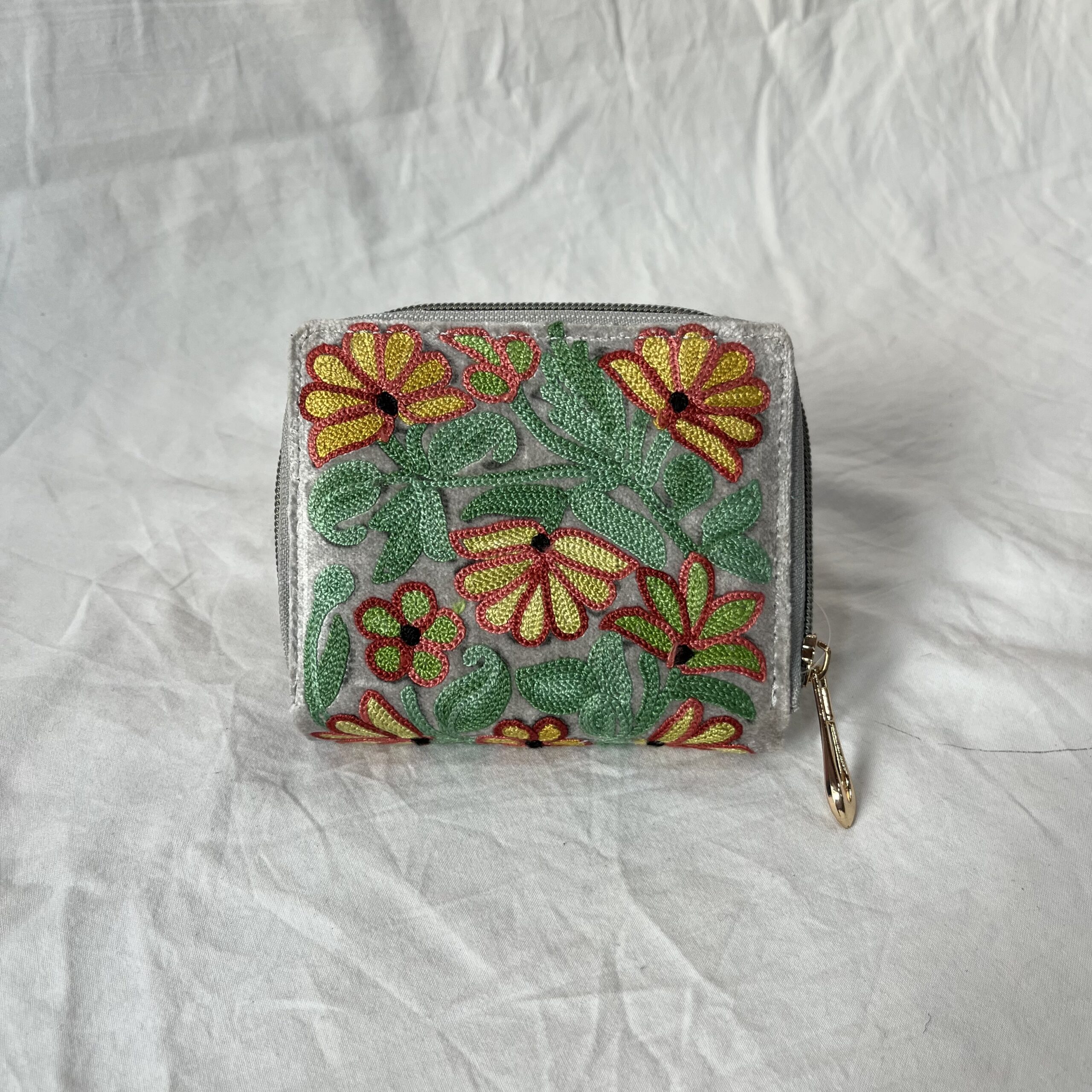 Velvet Mini Wallet Grey - Image 2