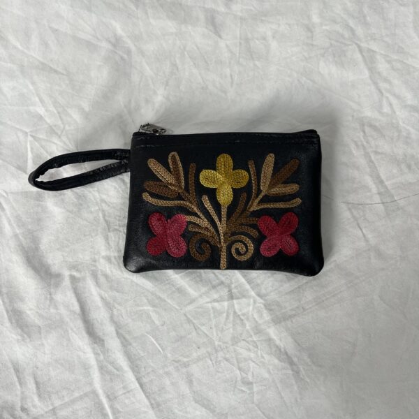 Zip Leather Pouch
