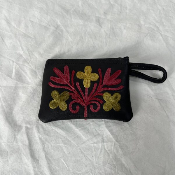 Zip Leather Pouch