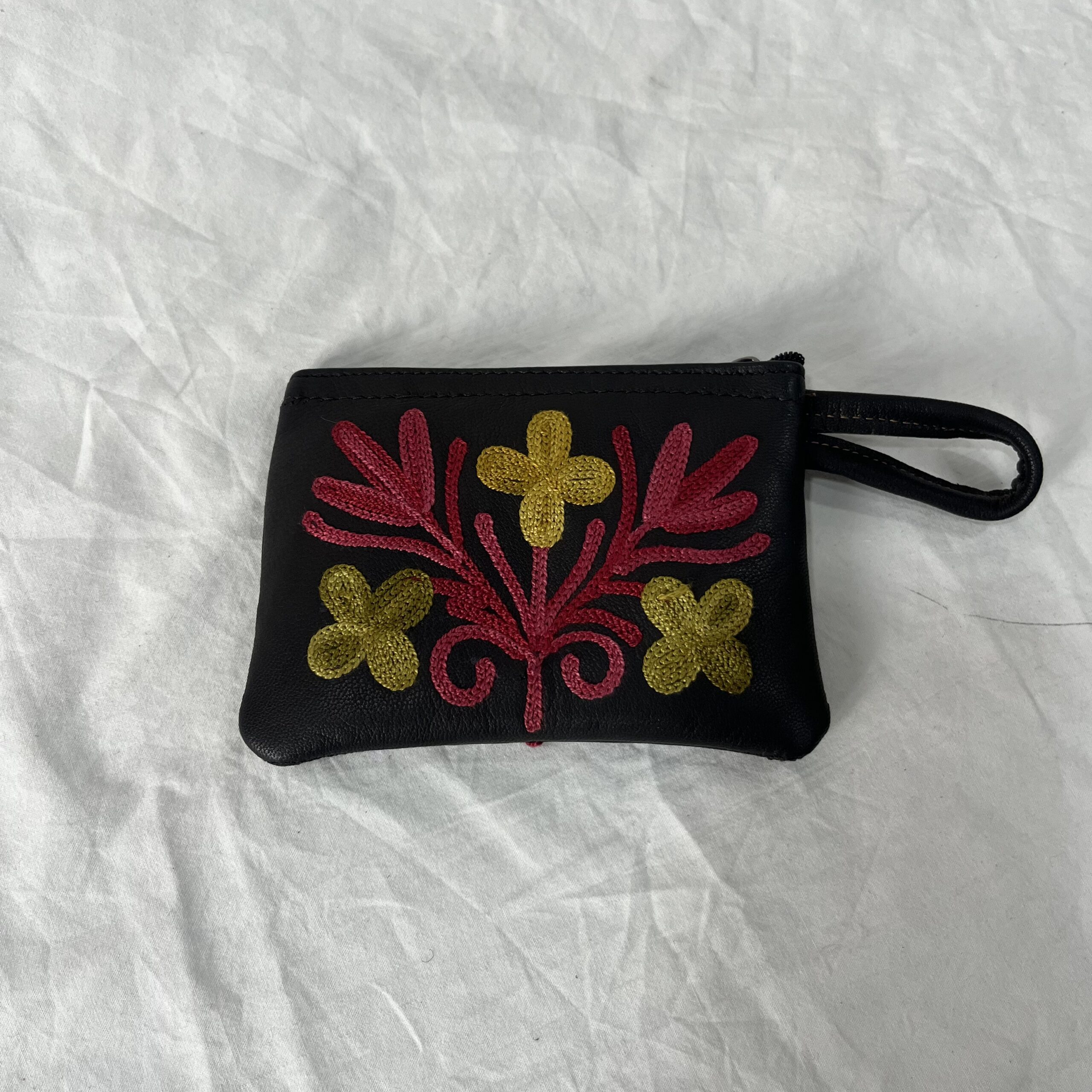 Zip Leather Pouch