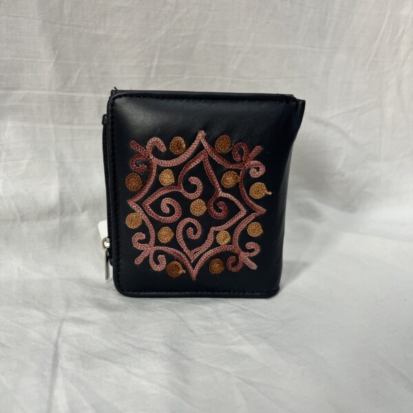 Leather Mini Wallet black/brown