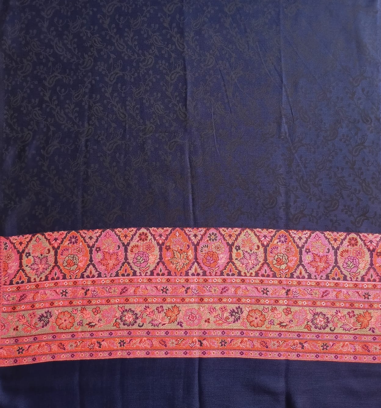 Woolen Suit Set unstitched with Palla Stole - Image 3