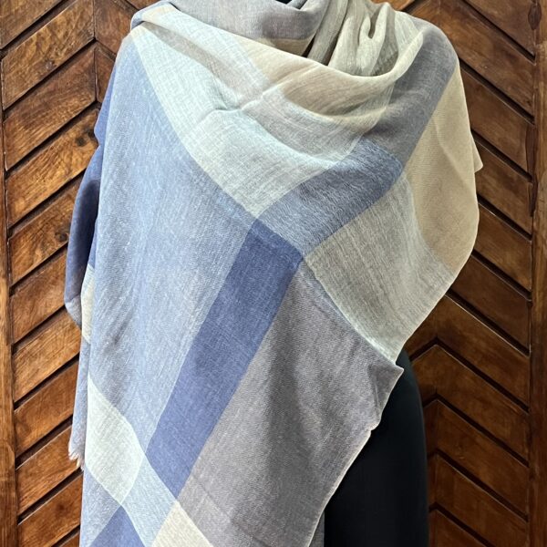 wool-designer-stole-cream-blue